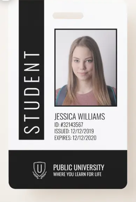 Picture of Student ID Card - Replacement